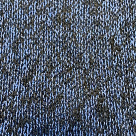 ARITZIA Blue black SS knit sweater Sz S - Picture 5 of 8